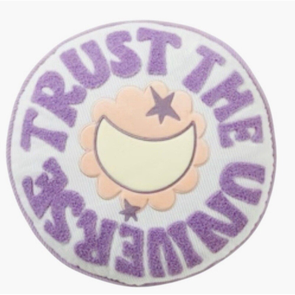 Cozy Bliss Trust The Universe Teen Treasured 16” Decorative Throw Pillow - NEW